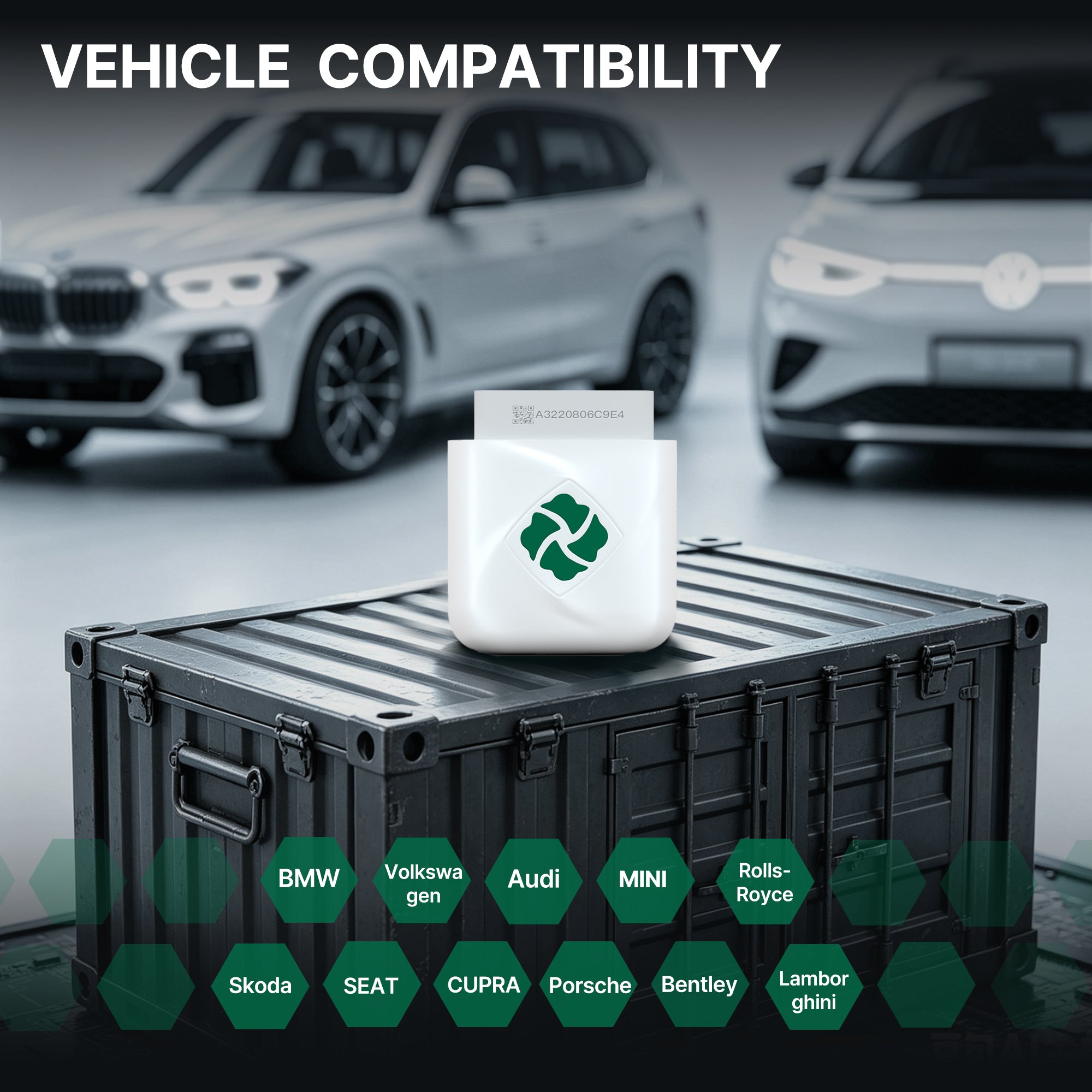 DFirst 201BT Bluetooth OBD2 scanner compatible with BMW, Volkswagen, Audi, Škoda and SEAT vehicles