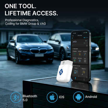 DFirst 201BT FD Bluetooth OBD2 sacnner support iOS and Andriod