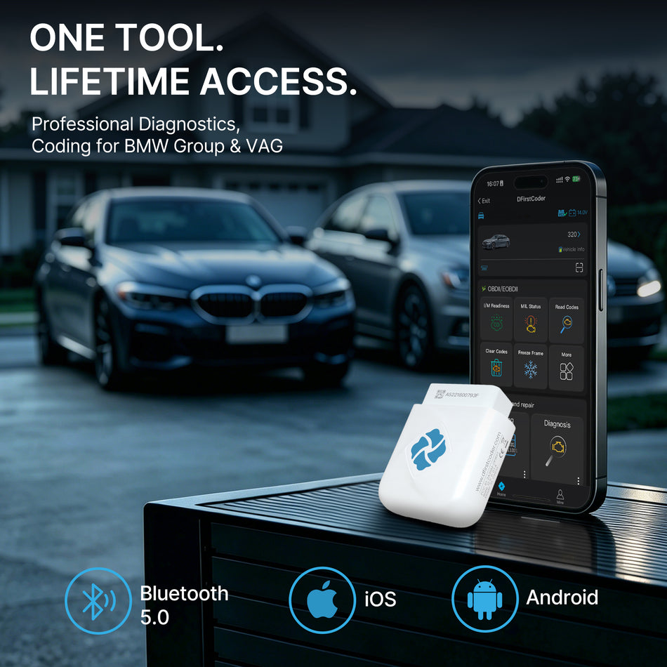 DFirst 201BT FD Bluetooth OBD2 sacnner support iOS and Andriod